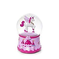 Snow Globe Music Box Princess and Unicorn Gift for Girls