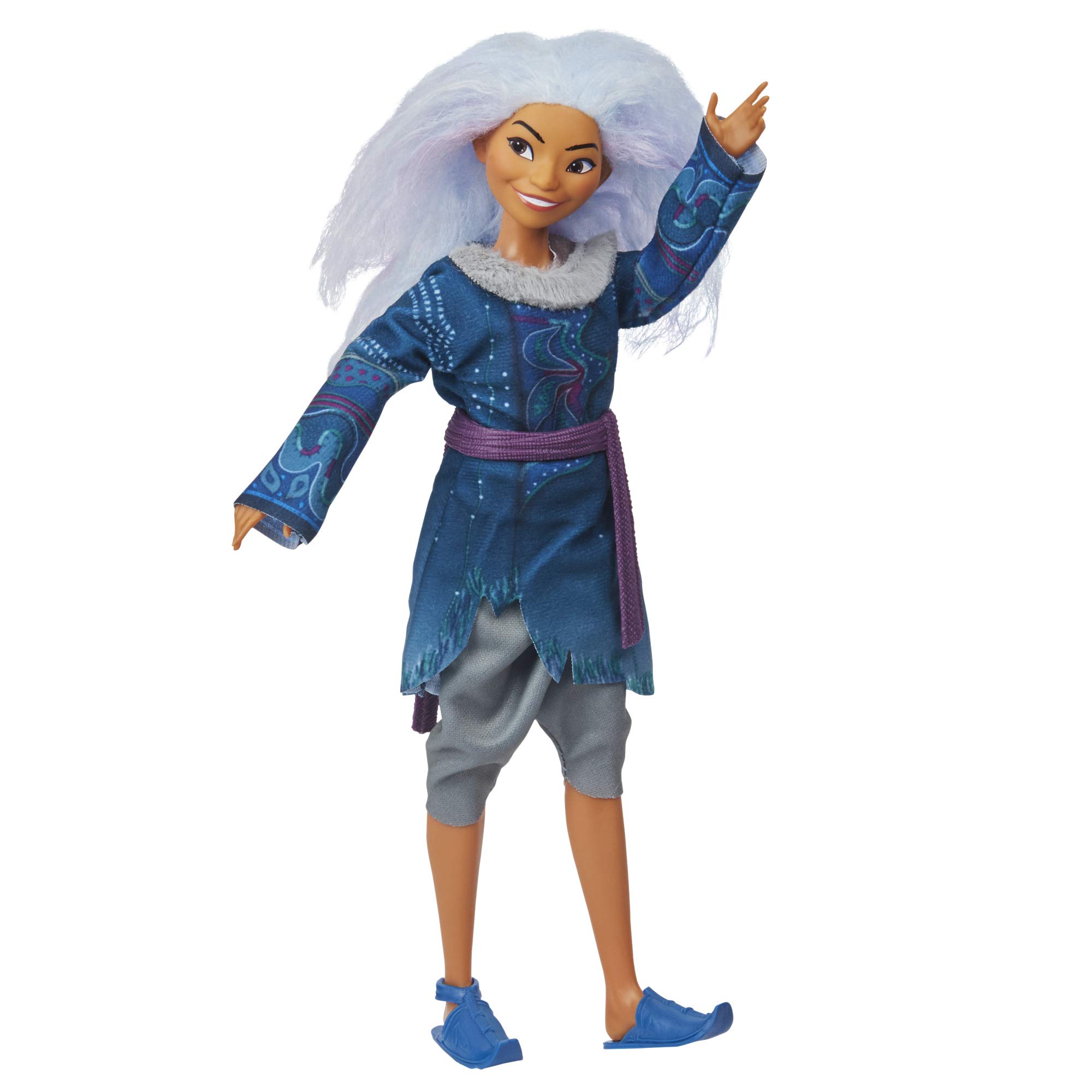 Disney Sisu Human Fashion Doll with Lavender Hair and Movie-Inspired Clothes Inspired by Disney's Raya and The Last Dragon Movie, Toy for 3 Year Old Kids and Up