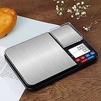 Digital Kitchen Scale 10kg Weight Multifunction Scale Stainless Steel Platforms Auto-Power-Off for Household Digital Kitchen Scales Grams and Ounces