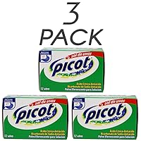 Picot Antacid 0.17 oz (Pack of 12) - Sal de Uvas Antiacido (Pack of 3)