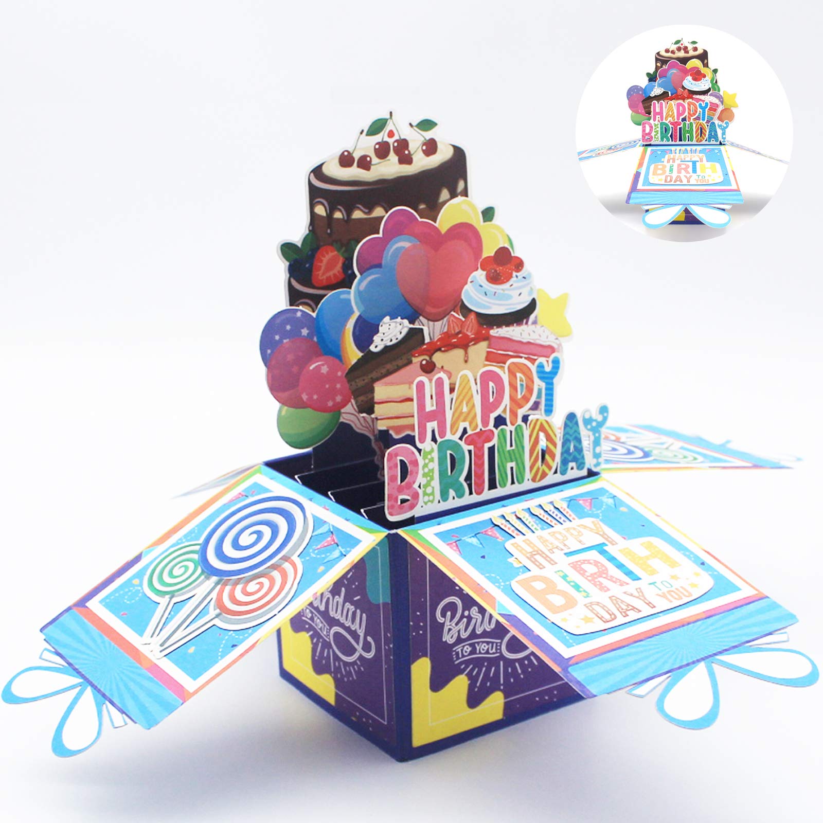 DIY Birthday Cake Pop Up Card | Easy Pop Up Card Tutorials | Happy Birthday  Card Ideas - YouTube