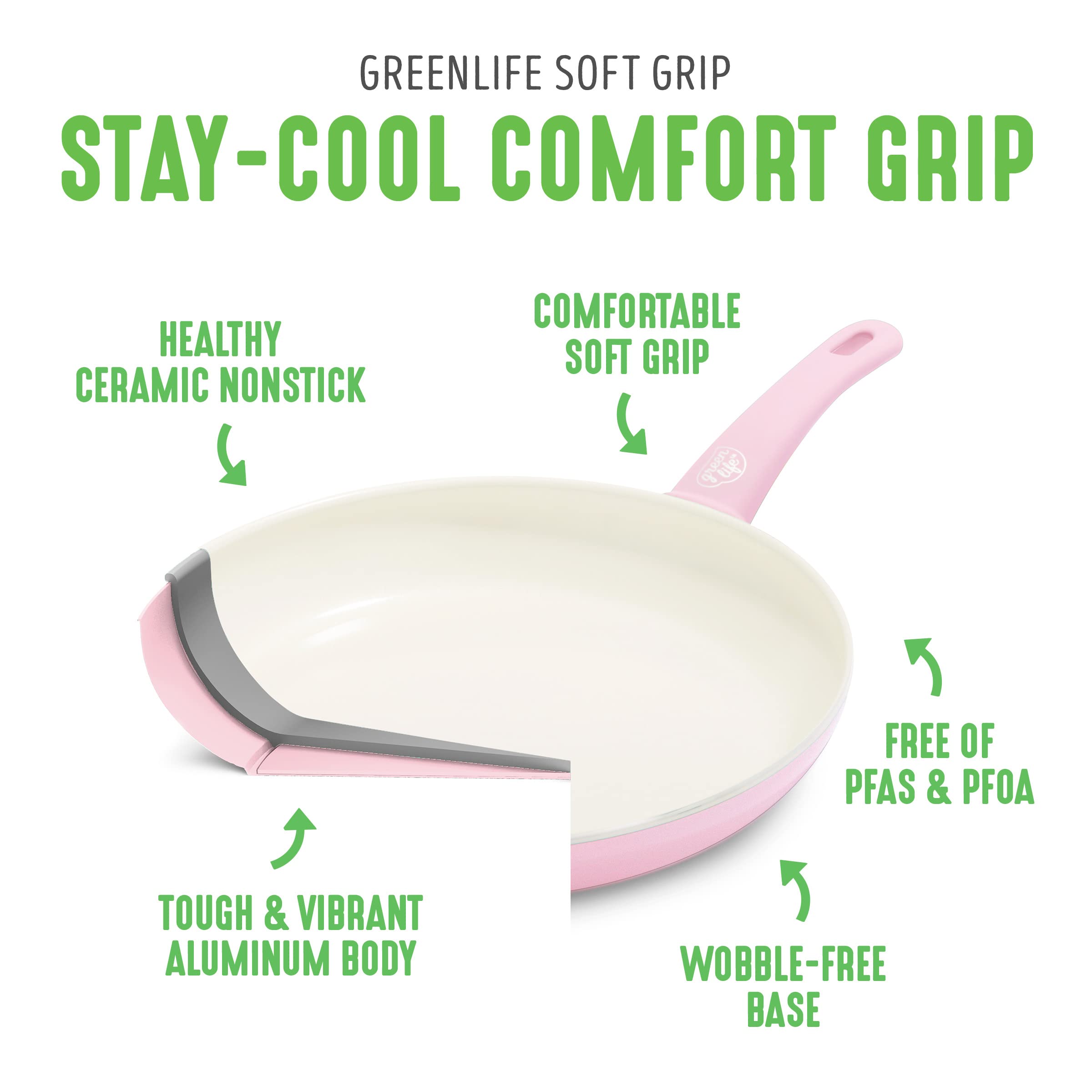 GreenLife Soft Grip Healthy Ceramic Nonstick, 7