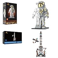 JMBricklayer Space Astronaut 70109 and Space Rocket 70142
