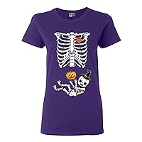 Halloween Skeleton Ladies (not Maternity) DT T-Shirt Tee