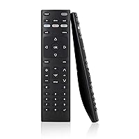 3-Device Replacement Remote for Vizio Compatible with LED LCD HD UHD 4K HDR Smart TVs Plus Universal Remote Control Function for Streaming Players, Sound Bars, Blu-ray, DVD, and More, UltraPro 67204