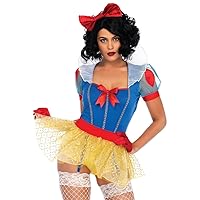 Leg Avenue Women's Sexy Miss Snow White Halloween Costume