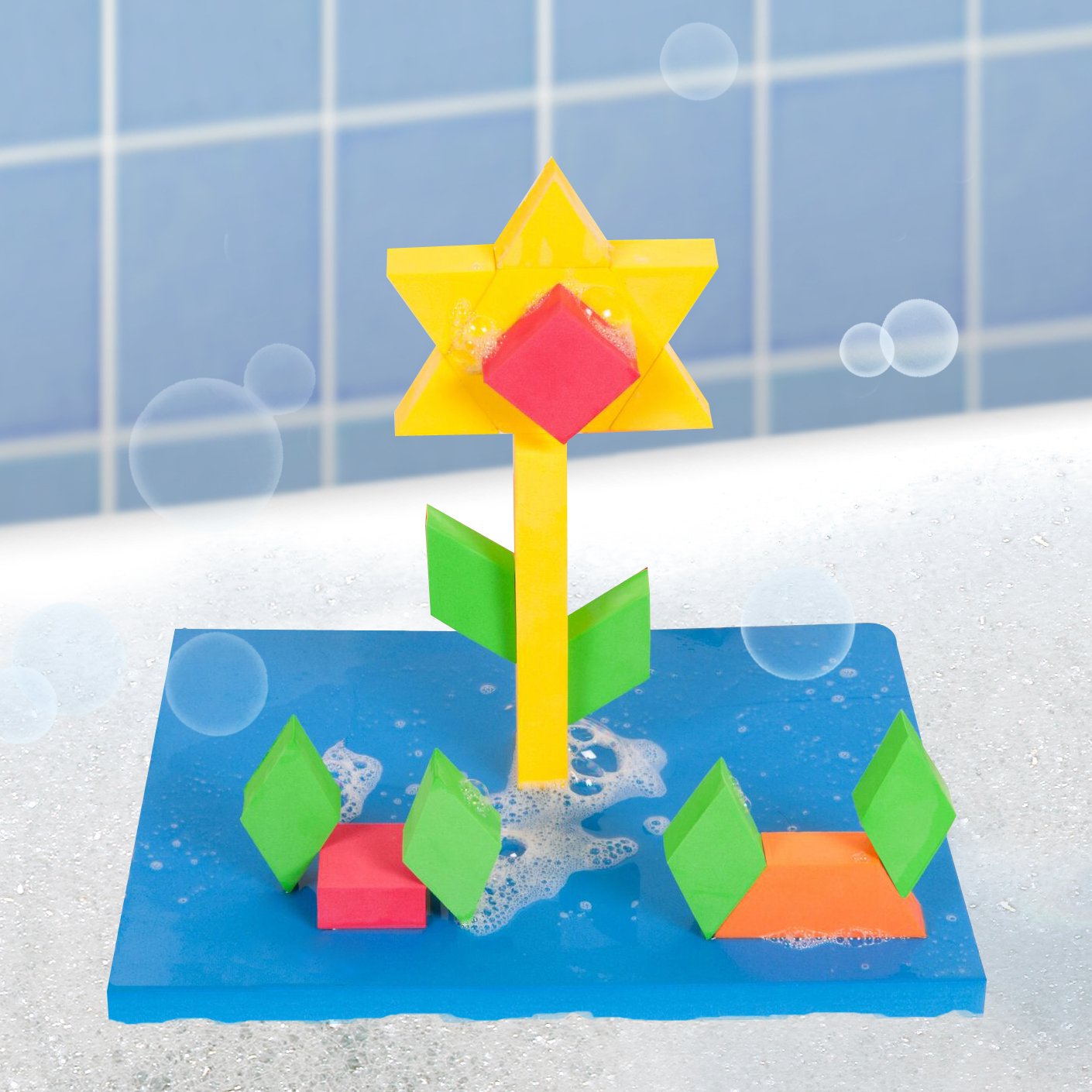 BathBlocks Stem Discovery Blocks STEM Blocks Tower Blocks Educational Bath Toy Pool Toy in Science Museums and Childrens Museums nationwide.