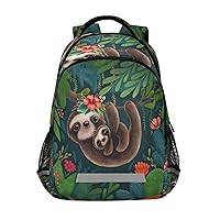 Elementary School Backpack Sloth Kid Bookbags for Girl Ages 5 to 12,Sloth Backpack Girl