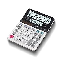 Casio DV-220W-N Twin LCD Calculator, Desk Type, 12-Digit