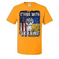 United We Stand with Ukraine Shirt Mens T-Shirts