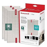 HEPA Air Purifier Filter R, 3-Pack for HPA 100/200/300 and 5000 Series - Airborne Allergen Air Filter Targets Wildfire/Smoke, Pollen, Pet Dander, and Dust