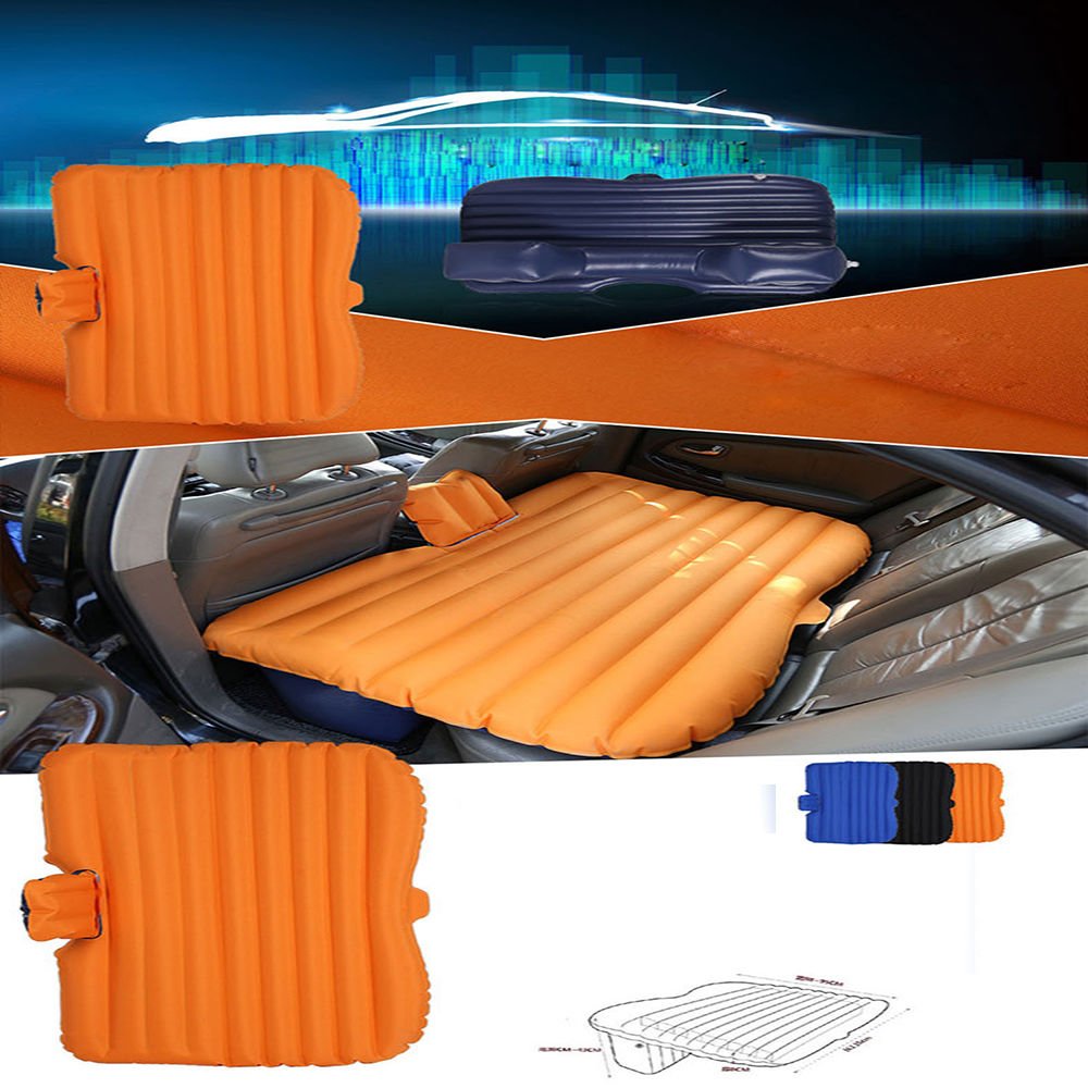 SZSS-CAR Oxford Car Inflatable Mattress Inflation Bed Travel Air Bed Camping Rest Sleep SUV Back Seat Shock Bed Extra Mattress with Pillow