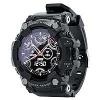 Military Smart Watch for Men IP6X Waterproof HD 1.3
