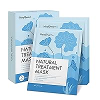 HealSmart 5 Pack Facial Mask 72 Hour Moisturizing and Soothing Face Mask Sheet Improve Skin Clarity and Radiance, for All Skin Types, High Capacity, Made in Korea