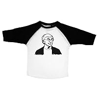 Larry David Shirt/Larry David/Unisex Toddler 3/4 Raglan Tee/Kids