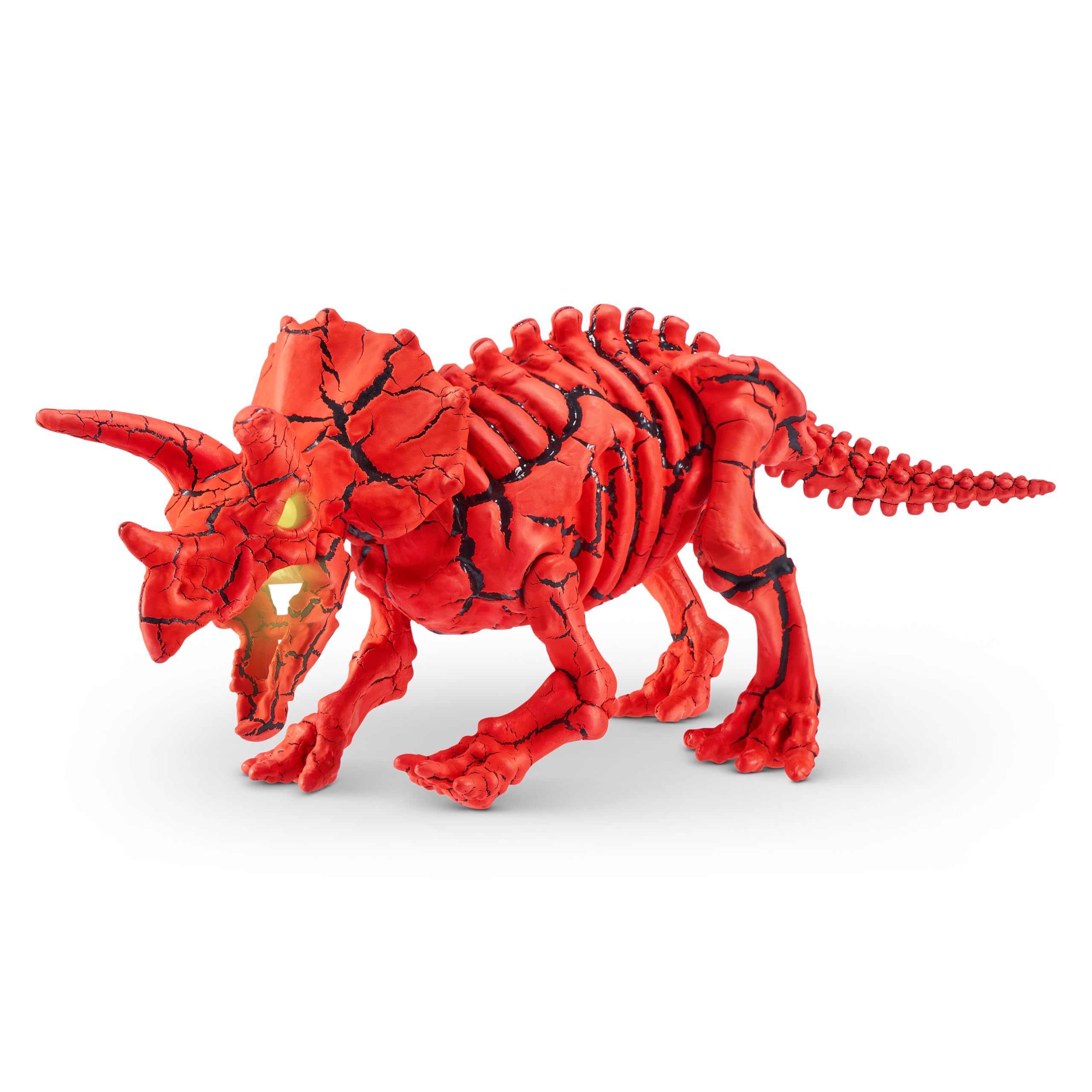 Robo Alive Volcano Dino Fossil Find Triceratops by ZURU Boys Age 5+ Dig and Discover, STEM -Excavate Prehistoric Fossils, Educational Toys, Great Science Kit Gift (Triceratops)