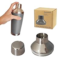 Cocktail Shaker Lid Compatible for Yeti 20oz Lid Cocktail Shaker Lid Stainless Steel Tumbler Lid Replacement Compatible for Most 20 oz Tumblers