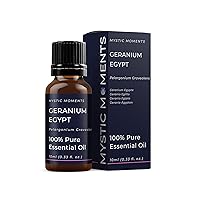 Mystic Moments | Geranium Egypt Essential Oil - 10ml - 100% Pure