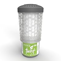 Twist Air Freshener Refill, Green Apple, Premium Fragrance, Odor Counteractant, Spill Resistant, No Batteries, Eco-Friendly, Recyclable, Lasts 60 Days, Pack of 6