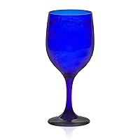 Libbey Premiere Cobalt Wine Glasses, 11.5 ounce, Set of 12