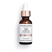Revolution Skincare Dark Spot Corrector, Vitamin C Dark Spot Remover Serum, Regenerates Skin, Vegan & Cruelty-Free, 1.01fl.oz/30ml