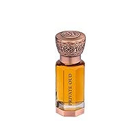 SWISS ARABIAN Private Oud for Unisex - Sultry Gourmand Concentrated Perfume Oil - Luxury Fragrance From Dubai - Long Lasting Artisan Perfume With Notes Of Plum, Rose, Vetiver And Vanilla - 0.4 Oz