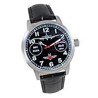 Fighter USSR Soviet Mens Wrist Watch Plane 2609 Russian Vintage Watch Rare