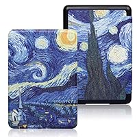 E-Book Protective Cover Case for Kindle 2014(for Kindle 7th Generation) Ereader Slim Protective Cover Smart Case, for Model WP63GW Sleep/Wake Function,Fantasy Starry Sky