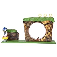 Sonic The Hedgehog Green Hill Zone Playset with 2.5