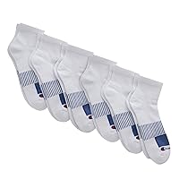 Champion Men’s Socks, Performance Moisture Wicking Ankle Socks for Men, 6-Pack
