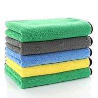 Double-Sided Thickened Coral Velvet Wipe Car Towel Absorbent Car Wash Towel Cleaning Towel Rag