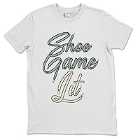 Mica Green Design Printed Shoe Game Lit Shoe Lace Sneaker Matching T-Shirt