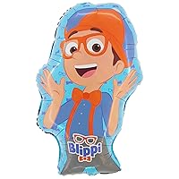 Toyland® 29 Inch Blippi Character Foil Balloon - Kids Party Decorations