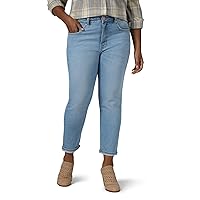 womens Plus Size Heritage High Rise Relaxed Fit Skinny Ankle Jean