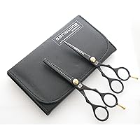 Set of Professional Hair Cutting Shears and Hair Thinning Shears for all Hair Types, Japanese Hair Scissors + Presentation Case