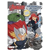 Bendon Publishing Marvel Avengers Coloring and Activity Book with Stickers,multicolor