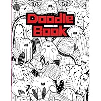 Doodle Book. Drawing Pad For Kids: Blank Paper Sketch Book for Drawing Practice. 120 Pages, 8.5
