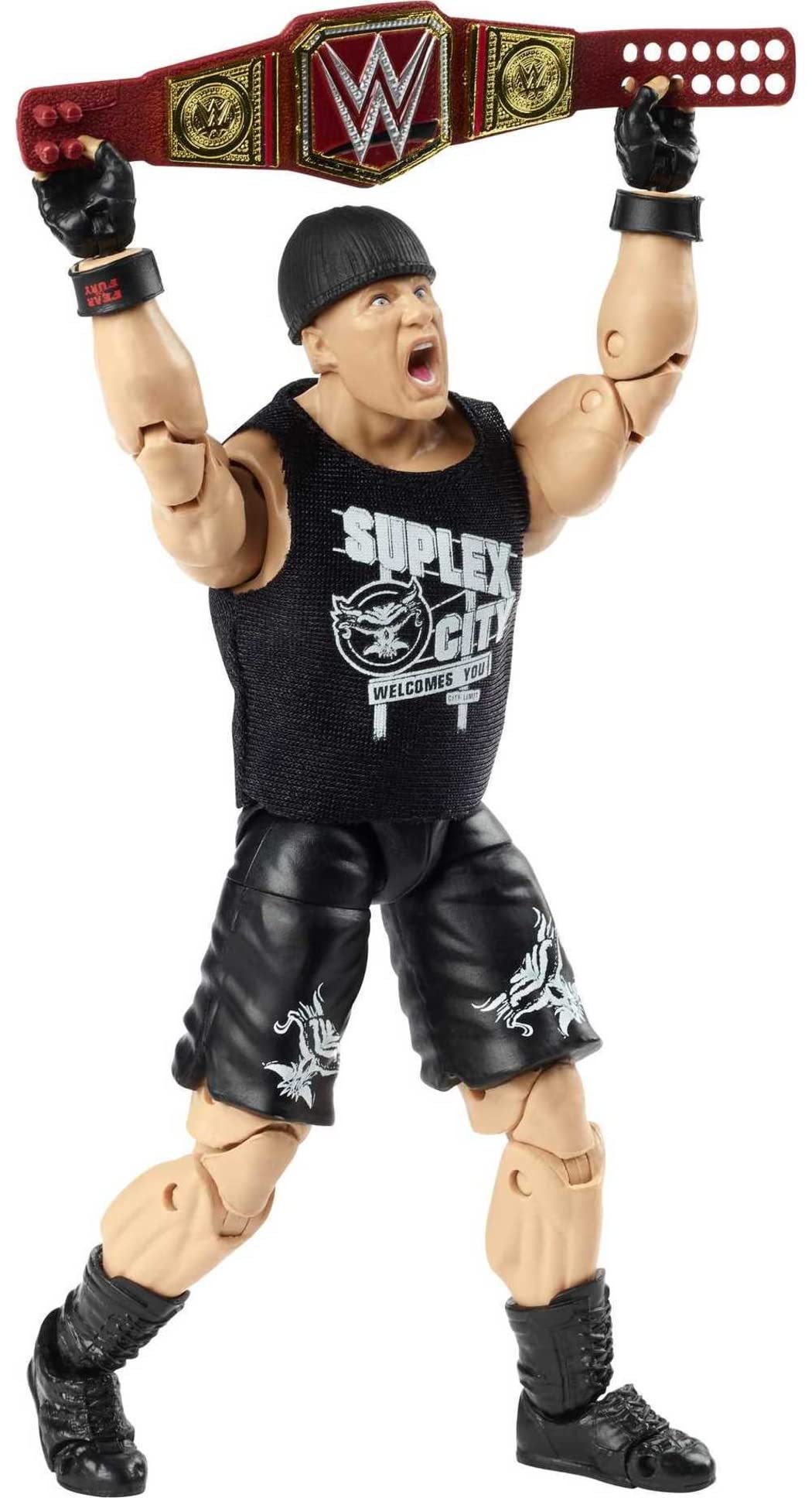 WWE Ultimate Edition Multiple-Pose 6-inch Action Figure with Entrance Gear, Extra Heads & Swappable Hands
