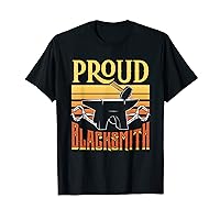 Proud Blacksmith Hobby Blacksmithing T-Shirt