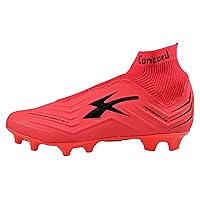 Concord Men's Soccer Cleats Laceless Style S178GC Color Red
