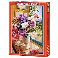 Castorland Puzzle 1000 Pieces, Still Life with Hydrangeas - С-104444