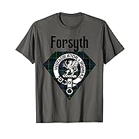 Forsyth Clan Scottish Name Coat Of Arms Tartan T-Shirt