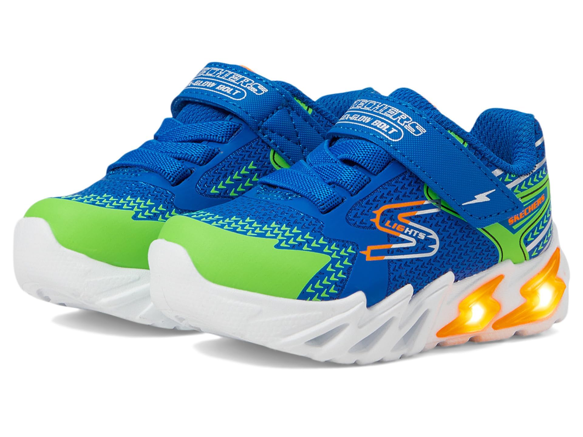 Skechers Boy's Flex-Glow Bolt Sneaker