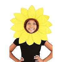 Deluxe Sunflower Costume Hood Accessory for Kids