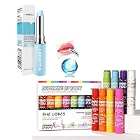Hyaluronic Acid Lip Balm Long-lasting Moisturizing Nourishing Repair Lips & Color Changing Lipstick Set, pH Lip Balm, 9 Colors Dopamine Lip Balm Vegan Tinted Lip Balm