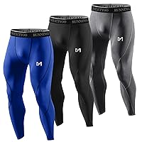 MEETYOO Men's Compression Pants, Cool Dry Sports Workout Running Tights Leggings