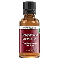 100% Pure Grapefruit Essential Oil, Undiluted, Food Grade, Natural Aromatherapy Grapefruit Oil, Made in USA, 30 mL (1 Fluid Ounce)