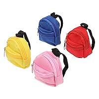 Aniwon 8PCS Doll Backpack for Doll Bags, Cute Zipper Backpack Mini Doll Bag  Doll Accessories for Doll Backpack Doll Accessories
