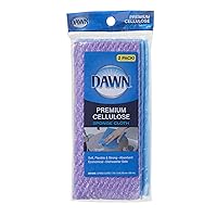 Dawn 233672 Cellulose Sponge Cloth, 2 Piece, Blue, Purple