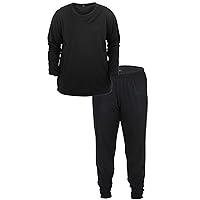 Lucky Bums Youth Base Layer Long Sleeve Shirt and Pants, Multiple Sizes